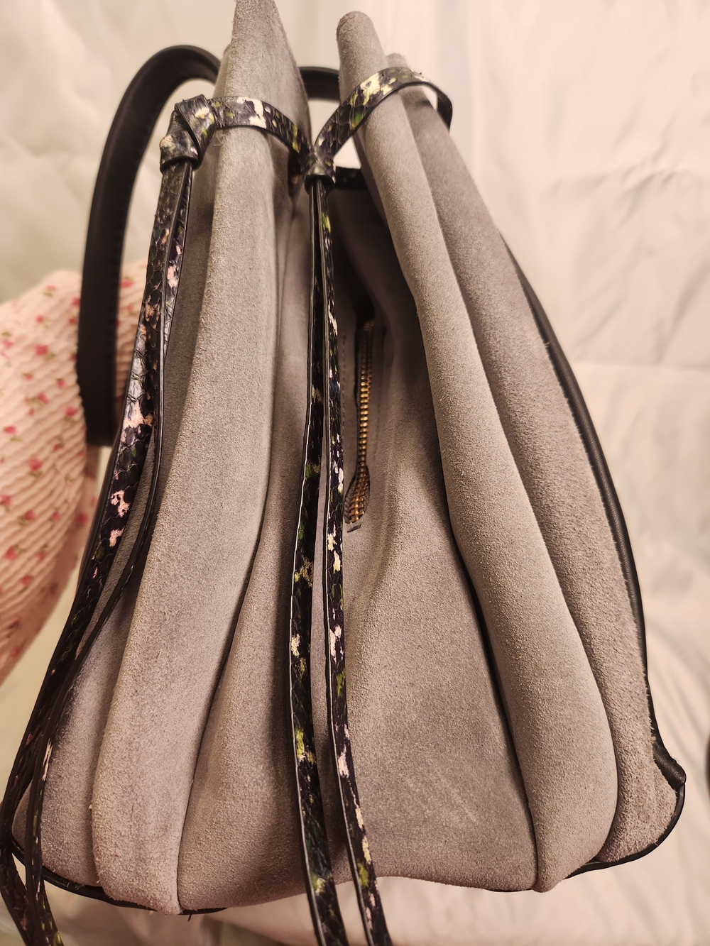 Coach Harmony 1941 Hobo in Colorblock with Snakeskin Detail - Picture 6 of 14